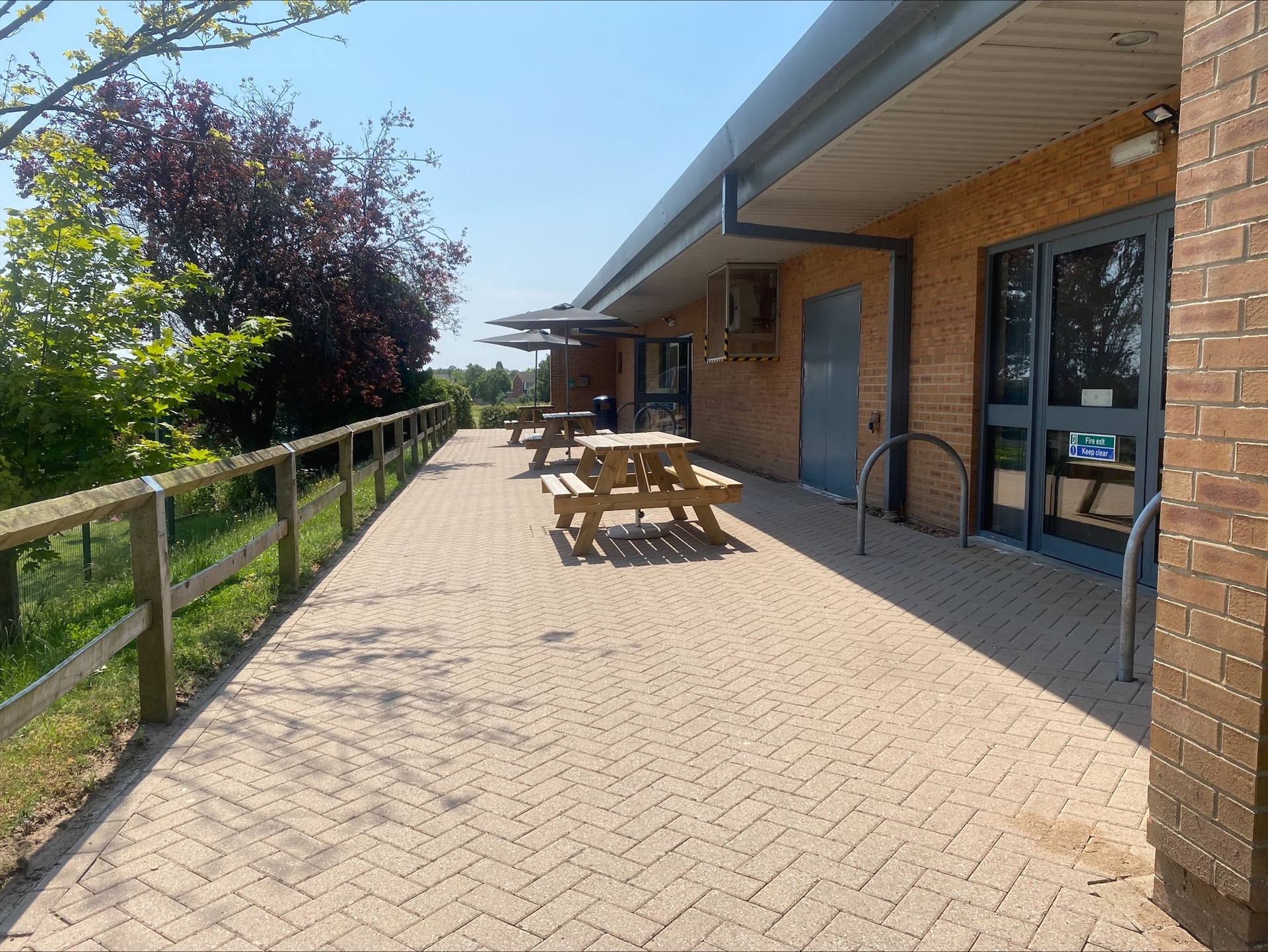 New outside seating at Duston